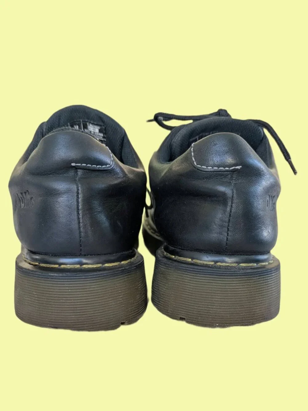 Dr. Martens - Docs - Black Men's Lace up shoes - US Men's Size 12 / UK Size 11
